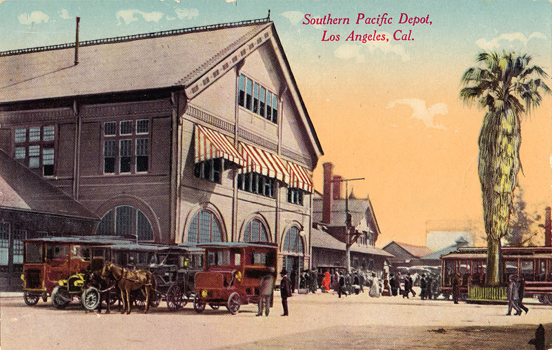 File:Southern Pacific Depot, Los Angeles, Cal. postcard.jpg