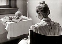 An elderly patient at St. Elizabeths, c. 1917 St. Elizabeths Hospital, woman - Washington, D.C..jpg