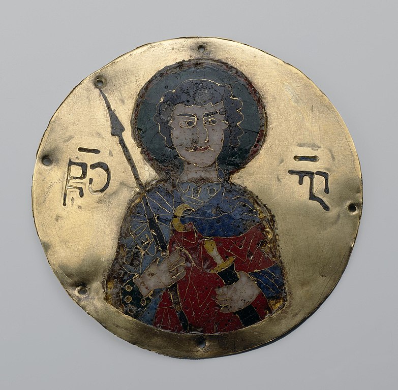 File:St. George medalion from Michael archange icon.jpg - Wikimedia Commons