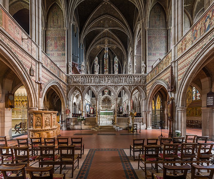 File:St Augustine's Church, Kilburn Interior 2, London, UK - Diliff.jpg