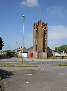 St Hugh's Church, Sturdee Road St Hugh's Church, Eyres Monsell, near Leicester. - geograph.org.uk - 179471.jpg