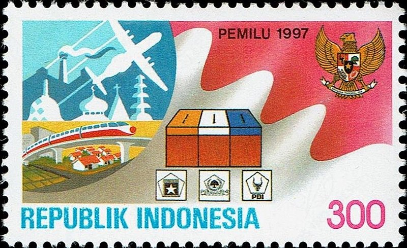 File:Stamp of Indonesia - 1997 - Colnect 254144 - General Elections.jpeg