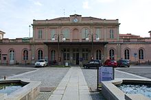 La stazione ferroviaria di Acqui Terme.