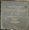 Stolperstein Goethestrae 37 (Hermann Sommer) in Hamburg-Altona-Altstadt.JPG