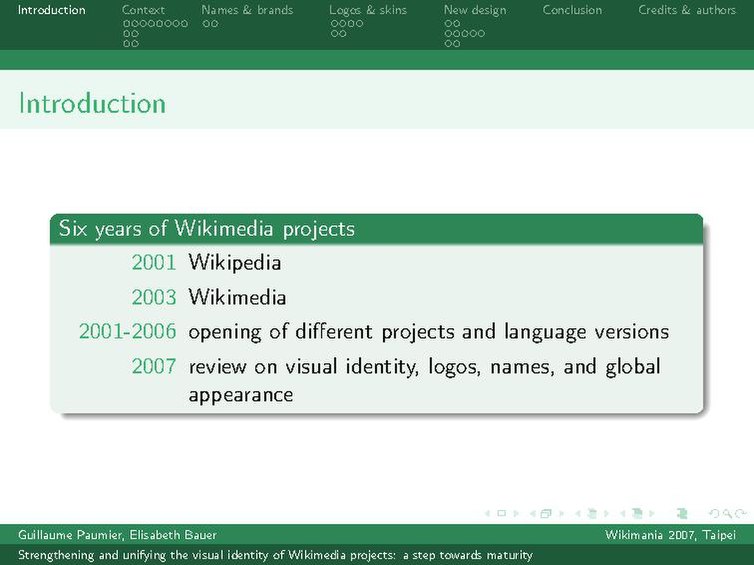 File:Strengthening and unifying the visual identity of Wikimedia projects - a step towards maturity - Wikimania 2007.pdf