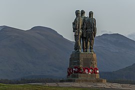 Commando Memorial Fotografie: Jock in Northumberland