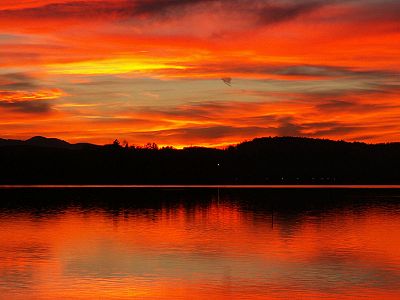 Sunset at Starnberger See.