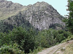 sentier menant à Auloueilh, Aulon.- Hautes-Pyrénées