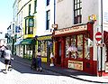 Colourful, traditional, seaside shops in Tenby