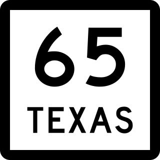 <span class="mw-page-title-main">Texas State Highway 65</span> State highway in Texas