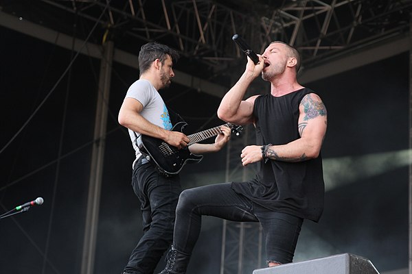 The Dillinger Escape Plan at the With Full Force festival, 2014