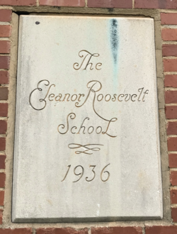 The Eleanor Roosevelt School plaque, 2020 The Eleanor Roosevelt School.png