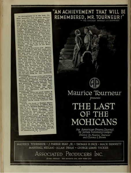 File:The Last of the Mohicans by Maurice Tourneur 2 Film Daily 1920.png