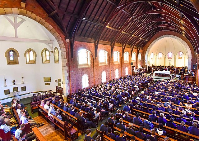 The Michaelhouse Chapel, full school Eucharist, 2019