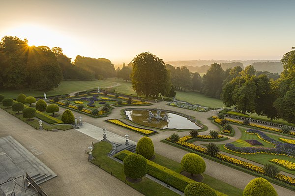 Victorian parterre at Waddesdon Manor (2016)