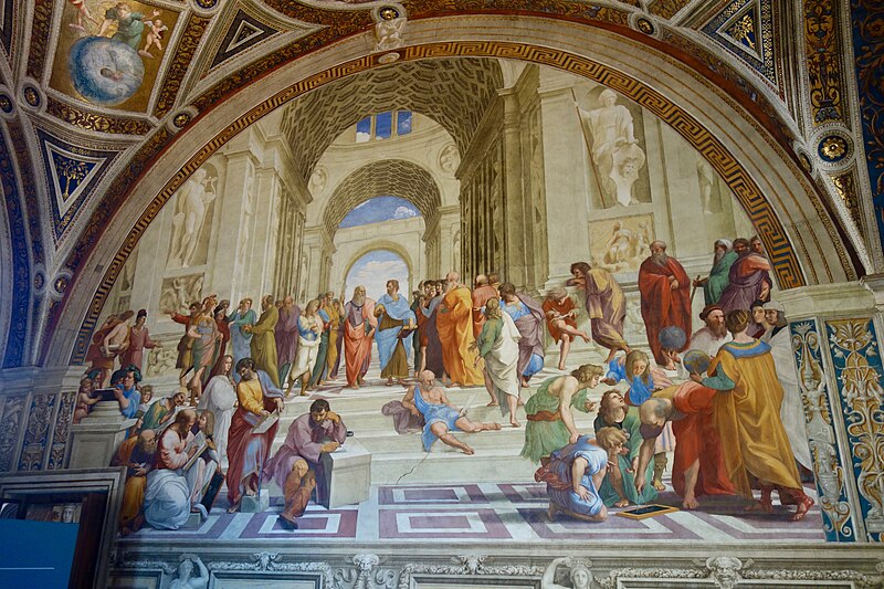 File:The School of Athens (Scuola di Atene), Vatican Museums • Musei Vaticani (32924104278).jpg