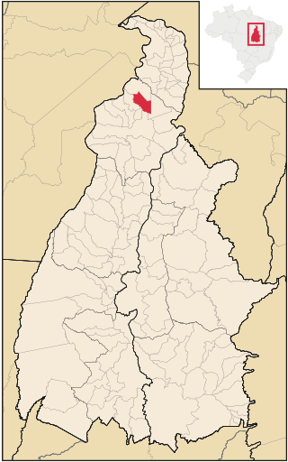 Localização de Piraquê no Tocantins