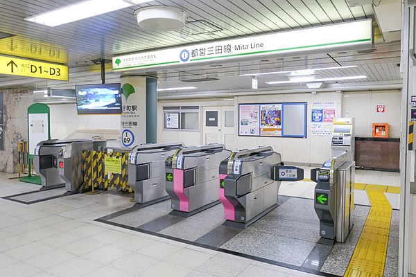 Ticket gates (June 2022)