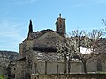 Façade de Saint-Claude de Sigonce (datable entre les XIVe et XVIe siècles selon les sources)