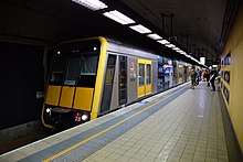 A service at Bondi Junction station Transport Sydney Trains 'T set' or 'Tangara' Class T20.jpg