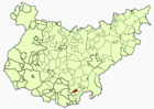 Расположение муниципалитета Трасьерра на карте провинции