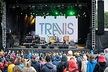 Travis performing in 2018 Travis Piknik i Parken 2018 (141007).jpg