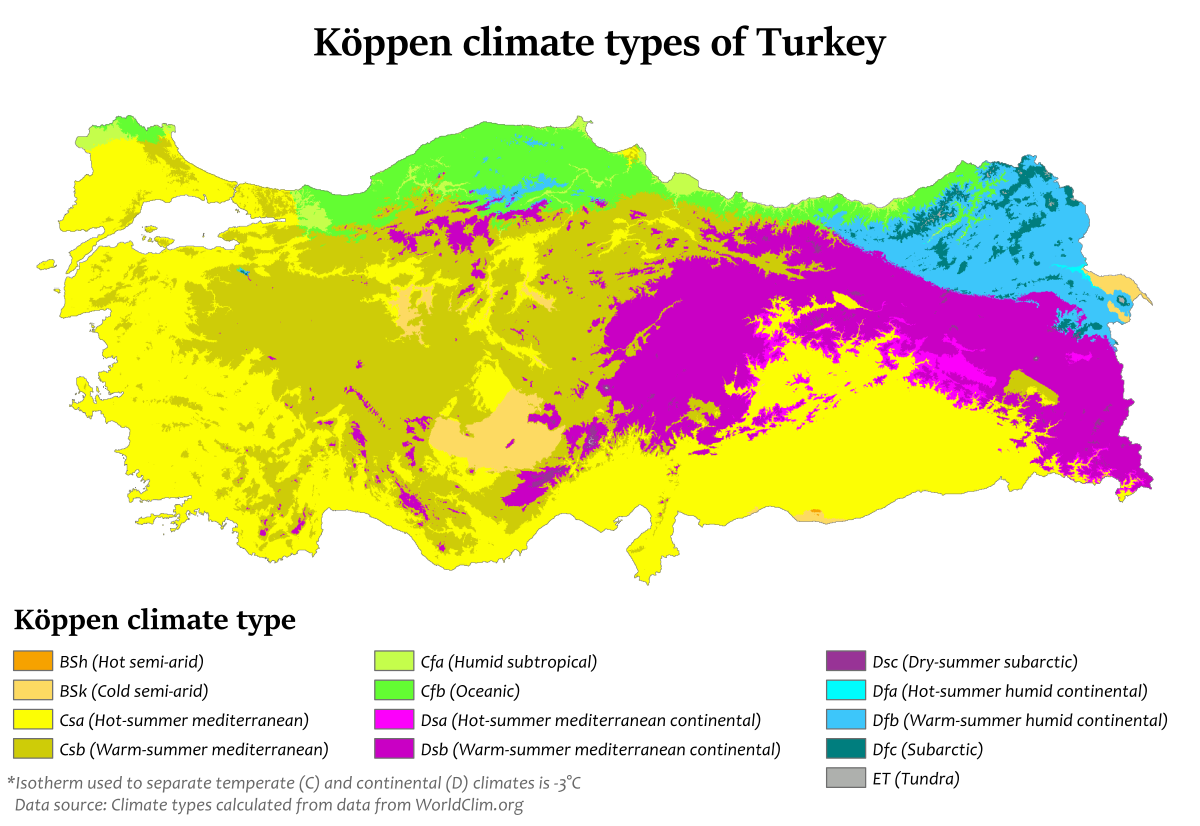 Climate of Turkey Wikipedia