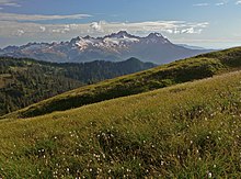 Vista sobre las Twin Sisters en las North Cascades.