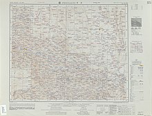 Map including Pingliang (labeled as P'ING-LIANG (walled) 平涼) (AMS, 1954)