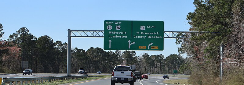 File:U.S. Route 17 SB in Brunswick County 2.jpg