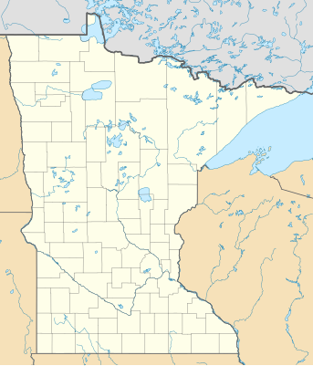 Location map USA Minnesota