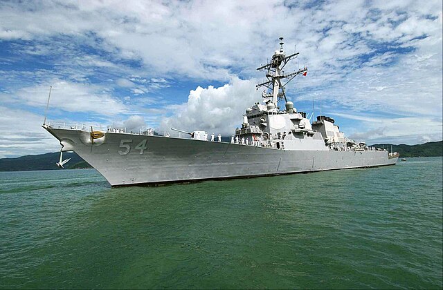 Docked in the port of Da Nang, Vietnam