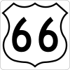 US 66 route marker