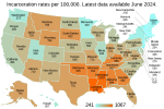 Thumbnail for United States incarceration rate