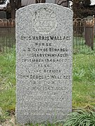 Old Telford Church: memorial to J H Wallace, lost in the sinking of the SS City of Benares