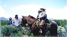 A horse patrol of the Law Enforcement & Investigations unit United States Forest Service Horse patrol.jpg