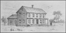 Illustration of the first Vasa Children's Home. Vasa Children's Home first building.png