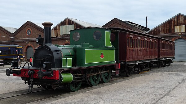 Victorian Railways Z-Class 0-6-0T locomotive Z 526, as restored.