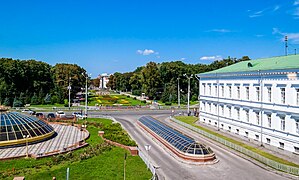 View from the bird's-eye view at the downtown Poltava (35261830820).jpg