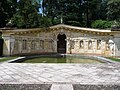 Het nymphaeum van de Villa Barbaro door Allessandro Vittoria