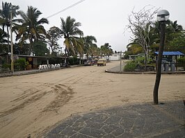 het centrum van Puerto Villamil