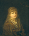 George FullerAmerican, 1822 - 1884Violet1882oil on canvasoverall: 68.5 x 55.8 cm (26 15/16 x 21 15/16 in.)framed: 91.4 x 78.7 x 7.6 cm (36 x 31 x 3 in.)Gift of Mrs. Augustus Vincent Tack1953.9.1