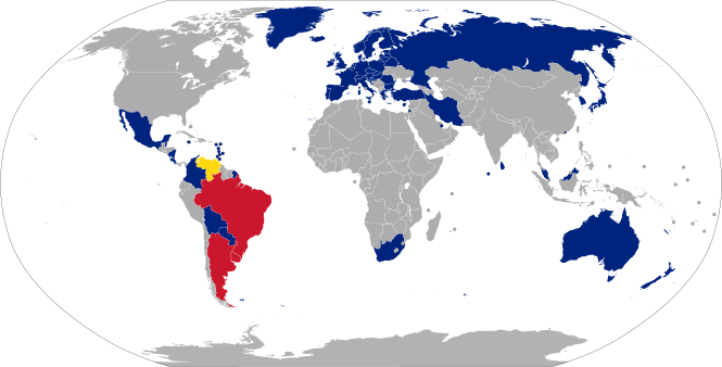 Visa policy of Venezuela
.mw-parser-output .legend{page-break-inside:avoid;break-inside:avoid-column}.mw-parser-output .legend-color{display:inline-block;min-width:1.25em;height:1.25em;line-height:1.25;margin:1px 0;text-align:center;border:1px solid black;background-color:transparent;color:black}.mw-parser-output .legend-text{}
Venezuela
Visa-free (may enter with passport or ID)
Visa-free (may enter with passport)
Visa required Visa policy of Venezuela.svg