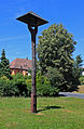 Čeština: Zvonice ve Vlkanově English: Bell tower in Vlkanov, Czech Republic.