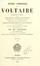 Voltaire - Œuvres complètes Garnier tome25.djvu