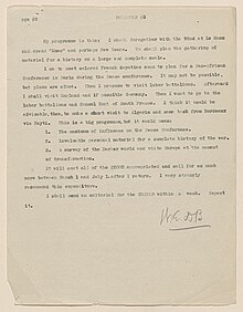 Letter from W.E.B. Du Bois to the NAACP January 1919 about planning the First Pan African Congress. W.E.B. Du Bois to NAACP January 1919 about First Pan African Congress.jpg