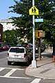 This photo is of Wikis Take Manhattan goal code S27, Yield to Pedestrian Sign.