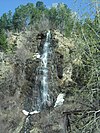 Waterfall at Idaho Springs near the creek