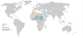 It shows the nations hit by the 2010 West African floods. the worst hit are cloured blue.