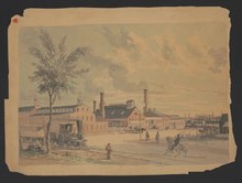 West Philadelphia Starch works at Philadelphia (Pennsylvania), 1850 West Philadela. starch works LCCN2016649106.tif